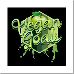 Vegan Goals Posters and Art